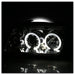 Spyder Auto 5012265 Halo LED Projector Headlights; Bulbs Included; Pair; Chrome; - Truck Part Superstore