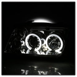 Spyder Auto 5012265 Halo LED Projector Headlights; Bulbs Included; Pair; Chrome; - Truck Part Superstore