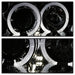 Spyder Auto 5012265 Halo LED Projector Headlights; Bulbs Included; Pair; Chrome; - Truck Part Superstore