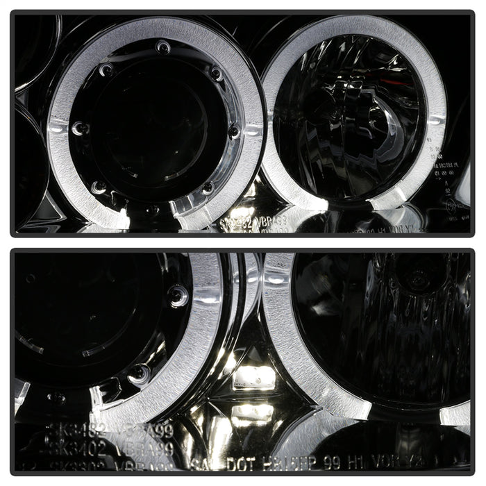 Spyder Auto 5012265 Halo LED Projector Headlights; Bulbs Included; Pair; Chrome; - Truck Part Superstore