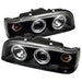 Spyder Auto 5012289 Halo Projector Headlights; Bulbs Included; Pair; Black; - Truck Part Superstore