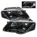 Spyder Auto 5012326 DRL LED Projector Headlights; Bulbs Included; Pair; Black; - Truck Part Superstore