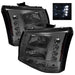 Spyder Auto 5012418 LED Crystal Headlights; 1 pc.; Bulbs Included; Pair; Smoke; - Truck Part Superstore