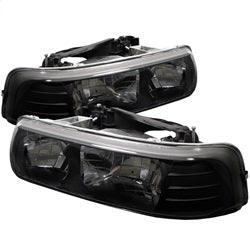 Spyder Auto 5012470 Crystal Headlights; Pair; Black; - Truck Part Superstore