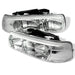 Spyder Auto 5012487 Crystal Headlights; Pair; Chrome; - Truck Part Superstore
