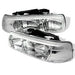 Spyder Auto 5012487 Crystal Headlights; Pair; Chrome; - Truck Part Superstore