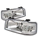 Spyder Auto 5012500 LED Crystal Headlights; 1 pc.; Pair; Chrome; - Truck Part Superstore