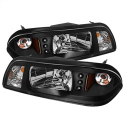 Spyder Auto 5012531 LED Crystal Headlights; 1 pc.; Pair; Black; - Truck Part Superstore