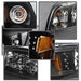 Spyder Auto 5012531 LED Crystal Headlights; 1 pc.; Pair; Black; - Truck Part Superstore