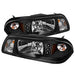 Spyder Auto 5012531 LED Crystal Headlights; 1 pc.; Pair; Black; - Truck Part Superstore