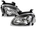Spyder Auto 5012586 Crystal Headlights; Uses Stock Bulbs; Pair; Black; - Truck Part Superstore