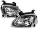 Spyder Auto 5012586 Crystal Headlights; Uses Stock Bulbs; Pair; Black; - Truck Part Superstore