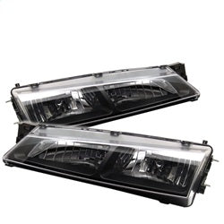 Spyder Auto 5012616 Crystal Headlights; Pair; Black; - Truck Part Superstore