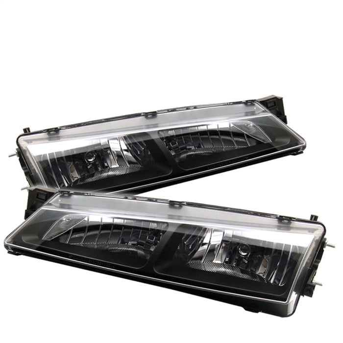 Spyder Auto 5012616 Crystal Headlights; Pair; Black; - Truck Part Superstore