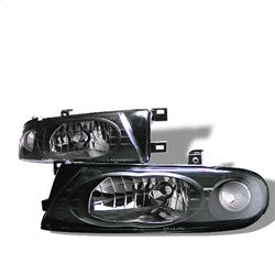 Spyder Auto 5012630 Crystal Headlights; Pair; Black; - Truck Part Superstore