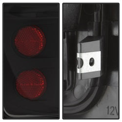 Spyder Auto 5012753 XTune Euro Style Tail Lights; Black; - Truck Part Superstore