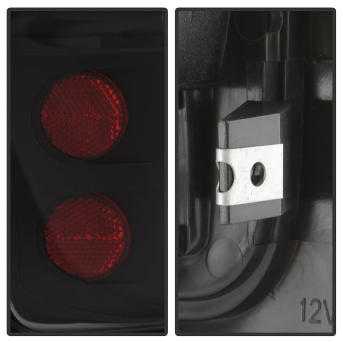 Spyder Auto 5012753 XTune Euro Style Tail Lights; Black; - Truck Part Superstore