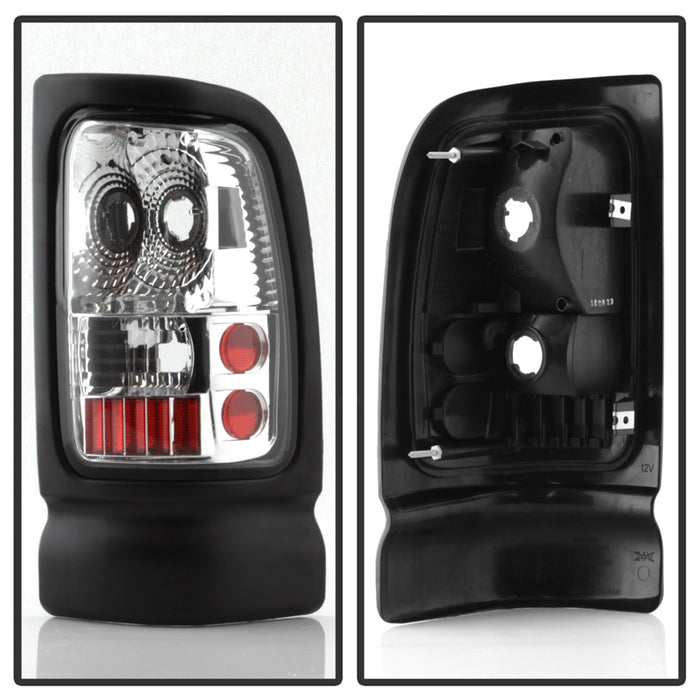 Spyder Auto 5012760 XTune Euro Style Tail Lights; Chrome; - Truck Part Superstore