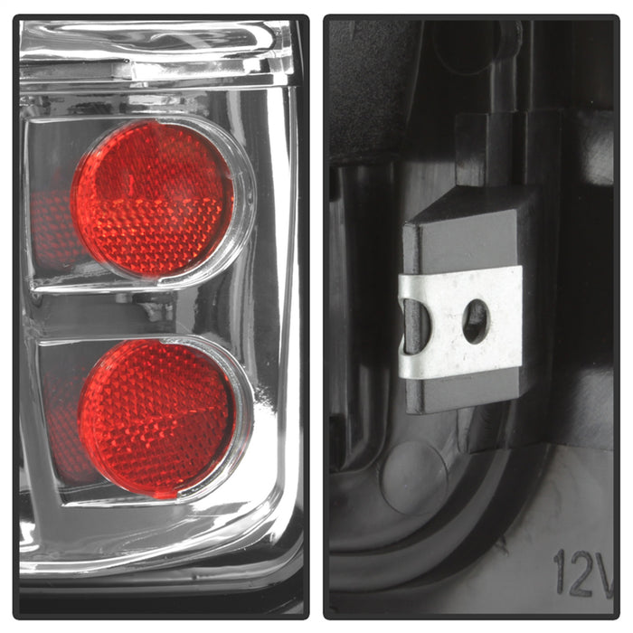 Spyder Auto 5012760 XTune Euro Style Tail Lights; Chrome; - Truck Part Superstore