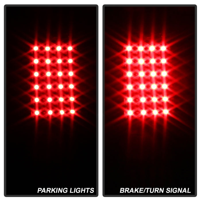 Spyder Auto 5012777 XTune LED Tail Lights; Black; - Truck Part Superstore