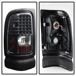Spyder Auto 5012777 XTune LED Tail Lights; Black; - Truck Part Superstore