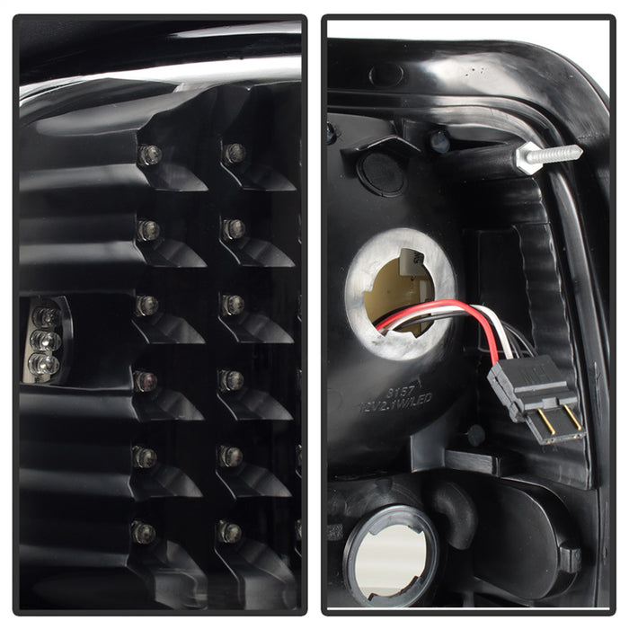 Spyder Auto 5012777 XTune LED Tail Lights; Black; - Truck Part Superstore