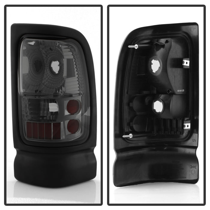Spyder Auto 5012814 XTune Euro Style Tail Lights; Smoke; - Truck Part Superstore