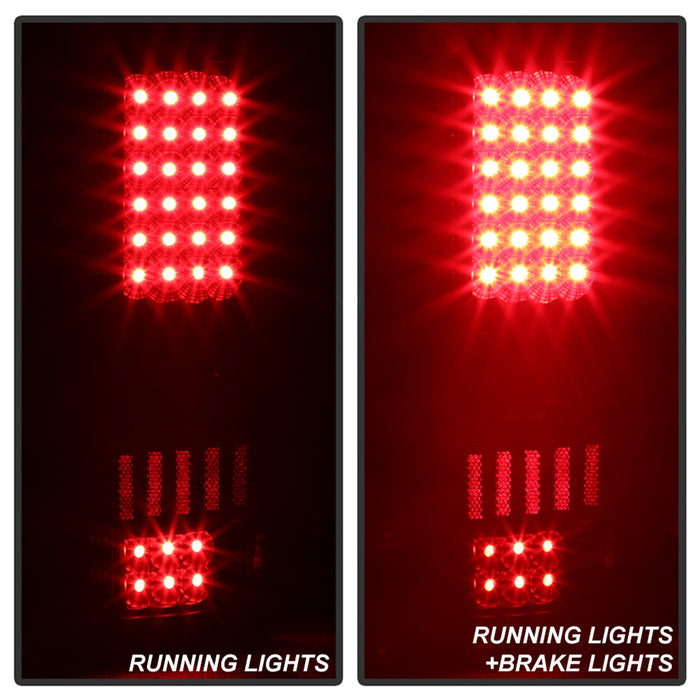 Spyder Auto 5012890 XTune LED Tail Lights; Black; - Truck Part Superstore