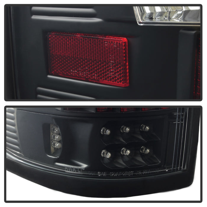 Spyder Auto 5012890 XTune LED Tail Lights; Black; - Truck Part Superstore