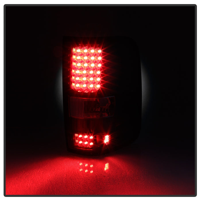 Spyder Auto 5012890 XTune LED Tail Lights; Black; - Truck Part Superstore