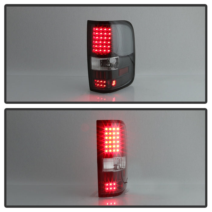 Spyder Auto 5012890 XTune LED Tail Lights; Black; - Truck Part Superstore