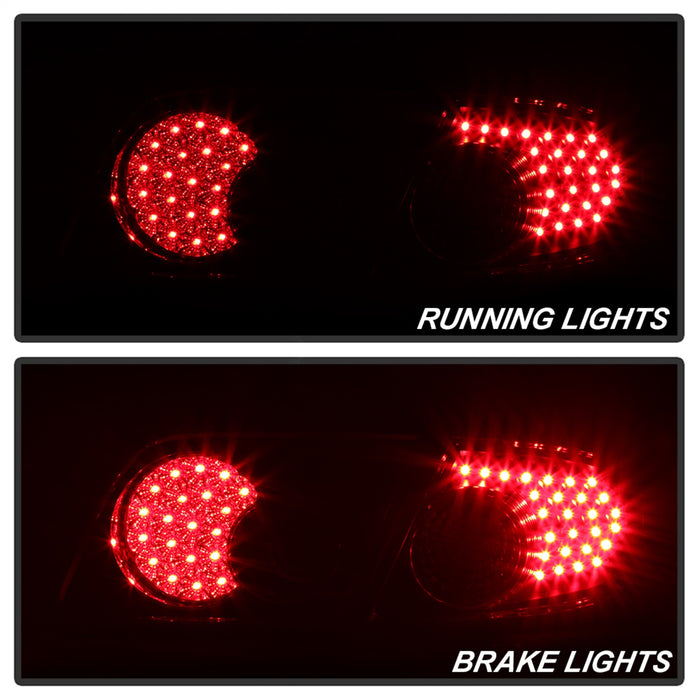 Spyder Auto 5013101 XTune LED Tail Lights; Black; - Truck Part Superstore
