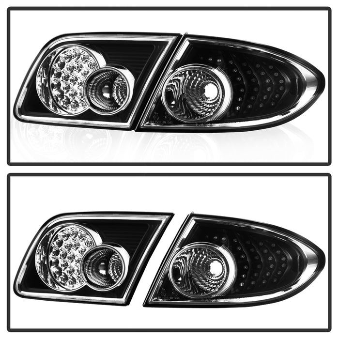 Spyder Auto 5013101 XTune LED Tail Lights; Black; - Truck Part Superstore