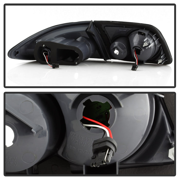 Spyder Auto 5013101 XTune LED Tail Lights; Black; - Truck Part Superstore