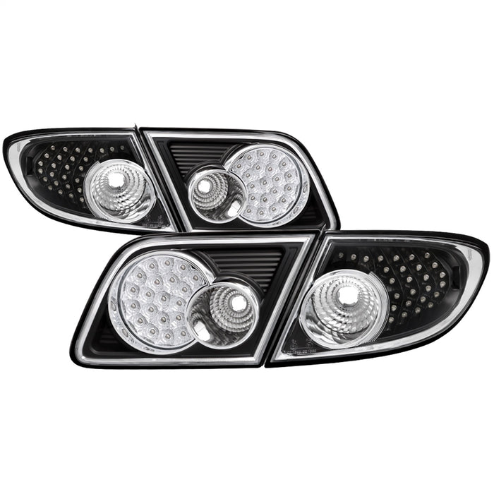 Spyder Auto 5013101 XTune LED Tail Lights; Black; - Truck Part Superstore