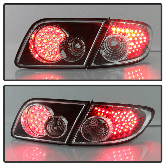 Spyder Auto 5013101 XTune LED Tail Lights; Black; - Truck Part Superstore