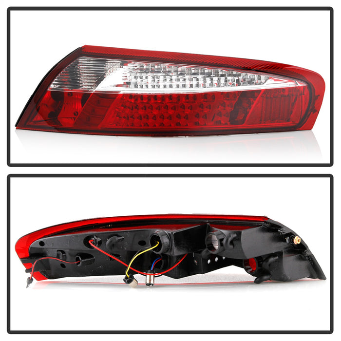 Spyder Auto 5013132 XTune LED Tail Lights; Red Clear; - Truck Part Superstore