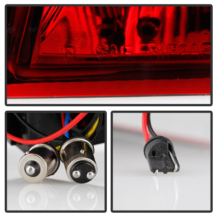 Spyder Auto 5013132 XTune LED Tail Lights; Red Clear; - Truck Part Superstore