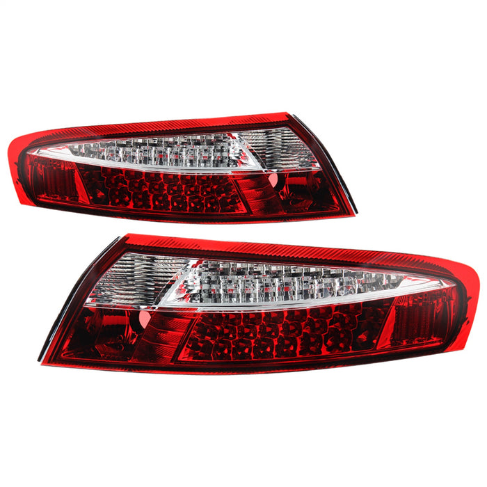 Spyder Auto 5013132 XTune LED Tail Lights; Red Clear; - Truck Part Superstore