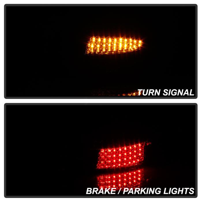Spyder Auto 5013132 XTune LED Tail Lights; Red Clear; - Truck Part Superstore