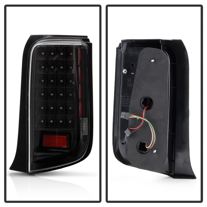 Spyder Auto 5013156 XTune LED Tail Lights; Black; - Truck Part Superstore