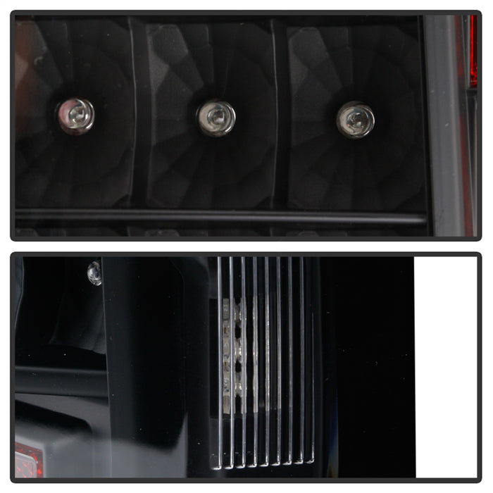 Spyder Auto 5013156 XTune LED Tail Lights; Black; - Truck Part Superstore