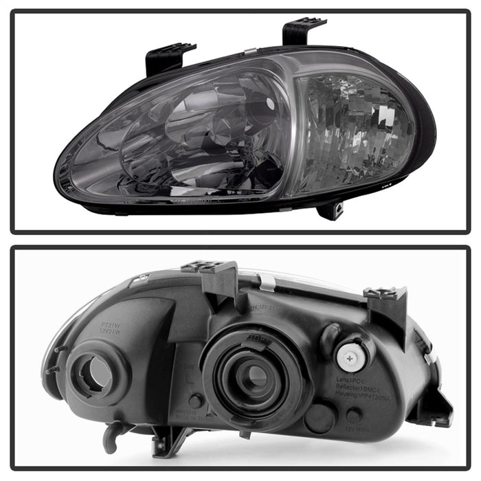 Spyder Auto 5013439 XTune Crystal Headlights; Smoke; - Truck Part Superstore