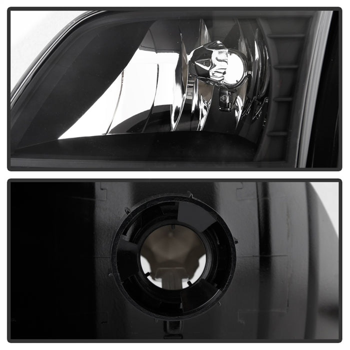 Spyder Auto 5014184 XTune Crystal Headlights; w/Clear LED Corners; Black; - Truck Part Superstore