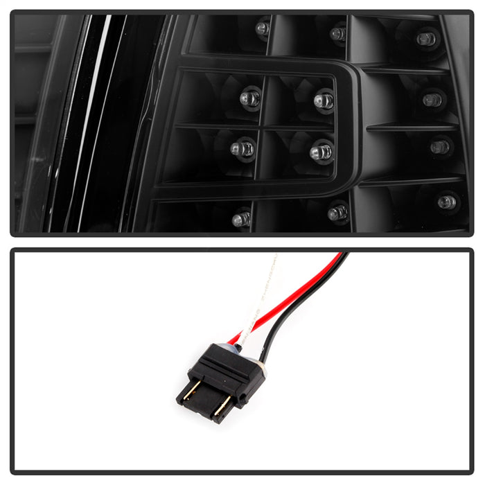 Spyder Auto 5014184 XTune Crystal Headlights; w/Clear LED Corners; Black; - Truck Part Superstore