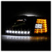 Spyder Auto 5014184 XTune Crystal Headlights; w/Clear LED Corners; Black; - Truck Part Superstore