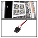 Spyder Auto 5014191 XTune Crystal Headlights; w/Clear LED Corners; Chrome; - Truck Part Superstore