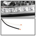 Spyder Auto 5014191 XTune Crystal Headlights; w/Clear LED Corners; Chrome; - Truck Part Superstore