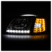 Spyder Auto 5014191 XTune Crystal Headlights; w/Clear LED Corners; Chrome; - Truck Part Superstore