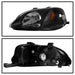 Spyder Auto 5014382 XTune Crystal Headlights; Black; - Truck Part Superstore